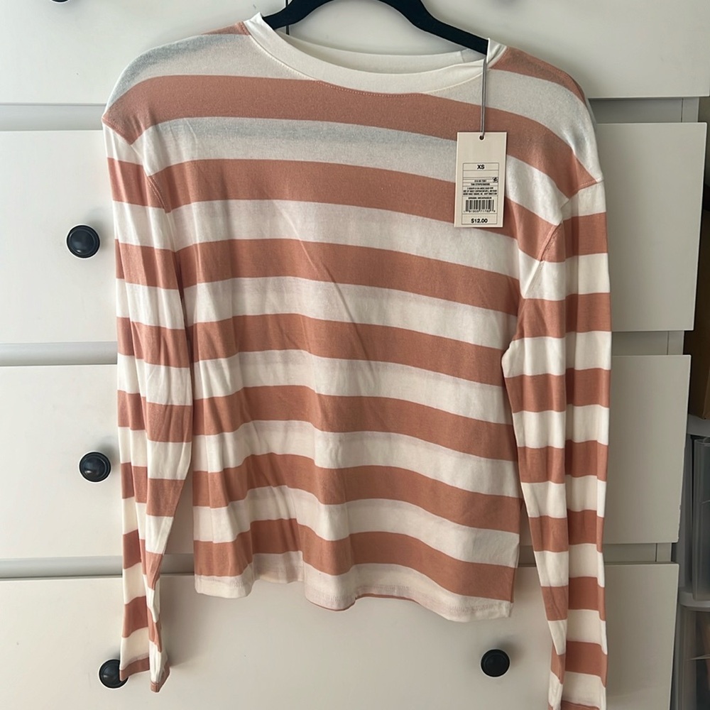 Long sleeve striped shirt